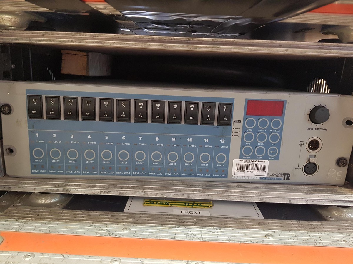 Secondhand Sound and Lighting Equipment Dimmers Jands 12 Way Dimmer