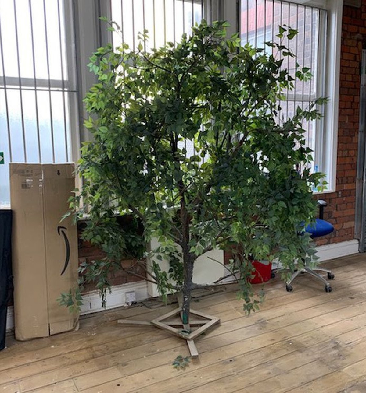 Secondhand Prop Shop Forest / Woodland 3x Artificial Trees Manchester