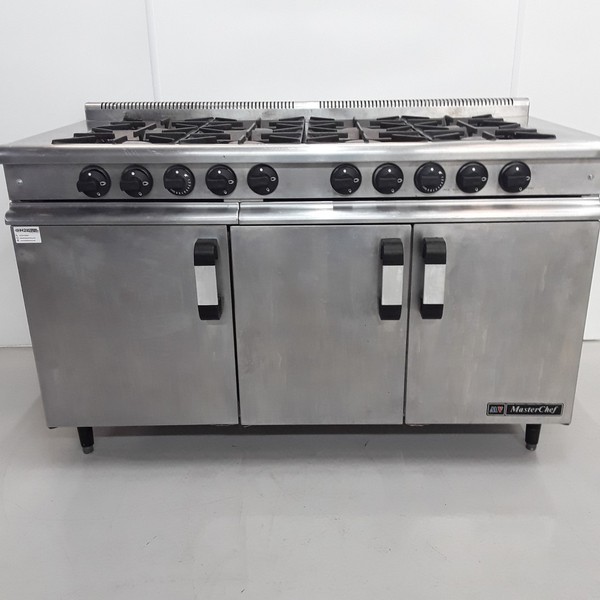 Secondhand Catering Equipment Gas Range Cookers Used Moorwood Vulcan Mc120mc4r 8 Burner Range Cooker 13380 Bridgwater Somerset