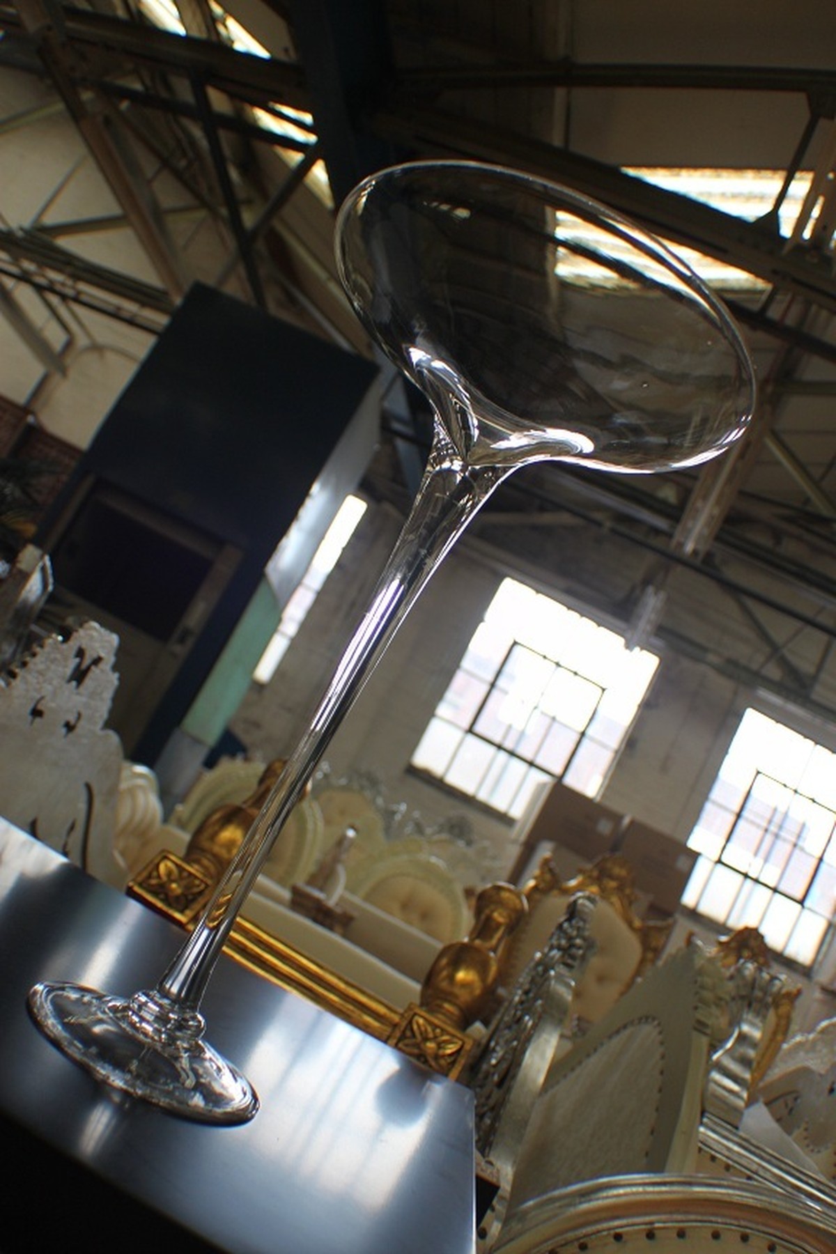 Secondhand Prop Shop Flower Stands and Vases Martini, Flute, Flower